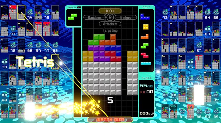 Các kỹ thuật xếp hình trong Tetris 99